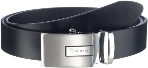 Atelier GARDEUR Herren Herrengürtel Gürtel, Schwarz (Schwarz 99), 105 cm