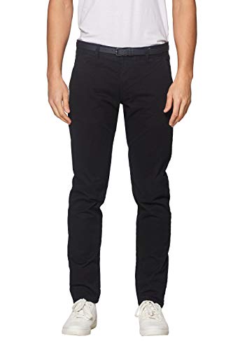 edc by ESPRIT Herren 998Cc2B811 Hose, Schwarz (Black 001), W33/L34(Herstellergröße: 33/34)