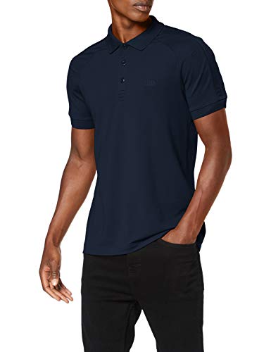 BOSS Herren Paule 2 Poloshirt, Schwarz (Black 410), Large (Herstellergröße: L)