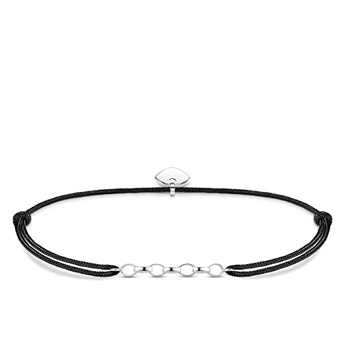 THOMAS SABO Damen Charm-Armband Little Secret 925er Sterlingsilber, Nylon LS050-173-11