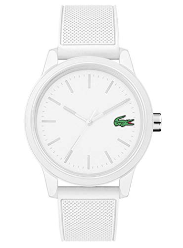 Lacoste Herren Analog Uhr Leisure mit Silikon Armband