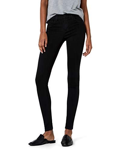 ONLY Damen Onlrain Reg Cry6060 Noos Skinny Jeans,Schwarz (Black Denim),XS/L30
