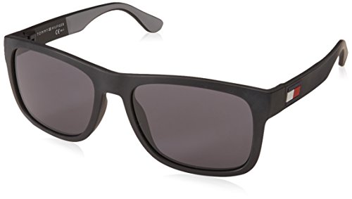 Tommy Hilfiger Herren TH 1556/S Sonnenbrille, Schwarz (BLACKGREY), 56