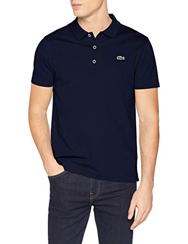 Lacoste Herren Yh4801 Poloshirt, Blau (Marine 166), Medium (Herstellergröße: 4)