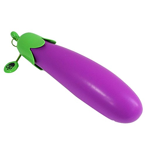 AiSi Kinder kreativ Regenschirm Kinderschirm Kinderregenschirm Taschenschirm Aubergine Design lila