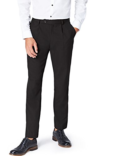 find. Herren Anzughose, Schwarz, W38/L33