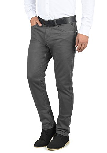 Blend Saturn Herren Chino Hose Stoffhose Aus Stretch-Material Slim Fit, GrosseW3332, FarbeEbony Grey 75111 – W33 L34