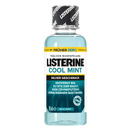 Listerine Cool Mint milder Geschmack Mundspülung 95ml, 5er Pack (5x 95ml)