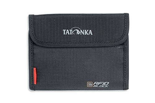 Tatonka Unisex – Erwachsene Geldbeutel Euro Wallet RFID B, black, 10 x 14 x 2 cm