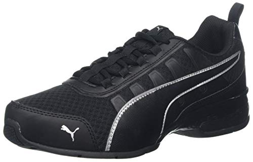 PUMA Unisex-Erwachsene Leader Vt Mesh Sneaker, Schwarz (Puma Black-Puma Silver 7), 45 EU (10.5 UK)