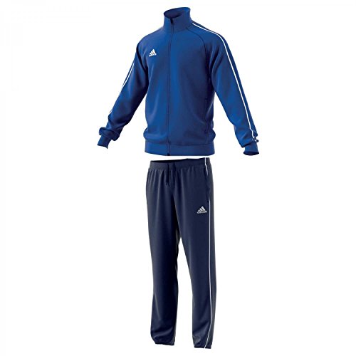 adidas Herren Polyesteranzug Core 18 Bold Blue/White XL