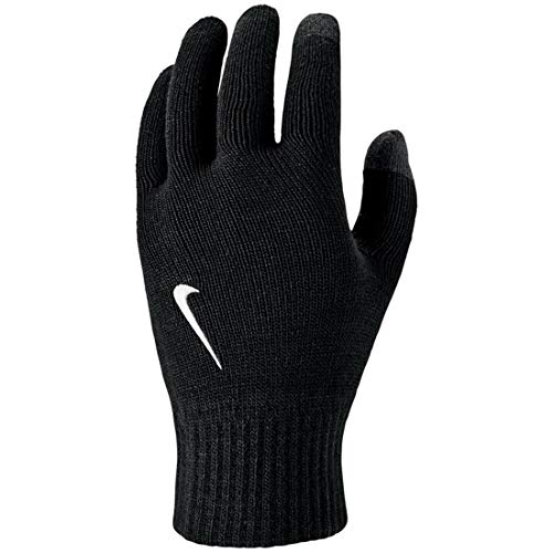 Nike Unisex – Erwachsene Knitted Tech and Grip Handschuhe, Black/White, L/XL