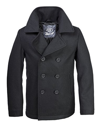 Brandit PEA Coat Schwarz L