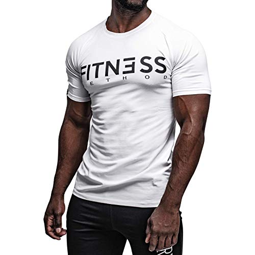 Fitness Method, Sport TShirt Herren, SlimFit Shirt