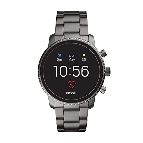 Fossil Herren Digital Smart Watch Armbanduhr mit Edelstahl Armband FTW4012
