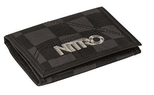 Nitro Wallet, Geldbörse, Geldbeutel, Portemonnaie, Münzbörse,  Checker,  10 x 14 x 1 cm