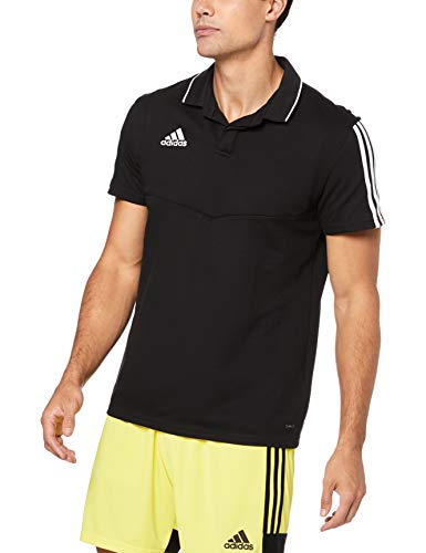 adidas Herren TIRO19 CO Polo Shirt, Black/White, 2XL