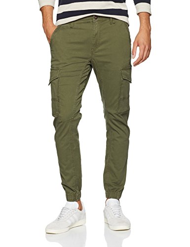 JACK & JONES Herren JJIPAUL JJFLAKE AKM 542 NOOS Hose, Grün (Olive Night Olive Night), W33/L34