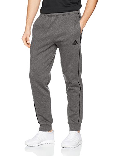 adidas Herren Core 18 Sweat Trainingshose, Dark Grey Heather/Black, XL