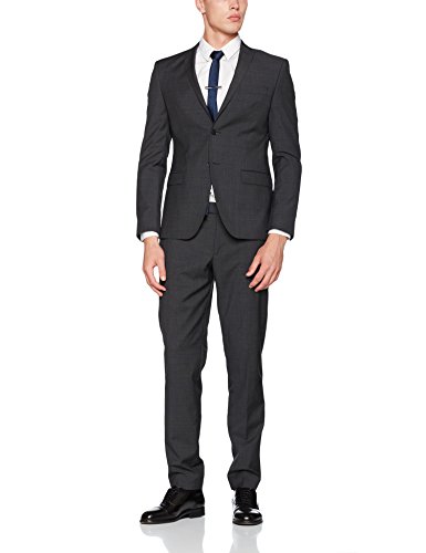 s.Oliver BLACK LABEL Herren 23707848303 Anzug, Grau (Anthracite Grey 98W1), 48