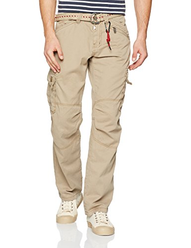 Timezone Herren Loose Benito TZ Cargo Hose, Braun (Dune Brown 6097), W36/L34(Herstellergröße:36/34)