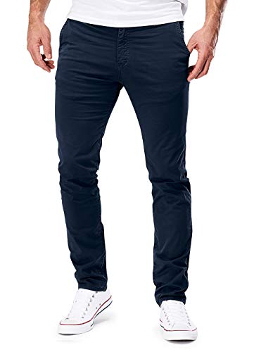 MERISH Chino Hosen Herren Slim Fit Jogger Hose Stretch Neu 401 (36-32, 401 Dunkelblau)