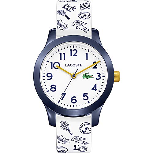 Lacoste Unisex Analog Uhr Kids mit Kunststoff Armband