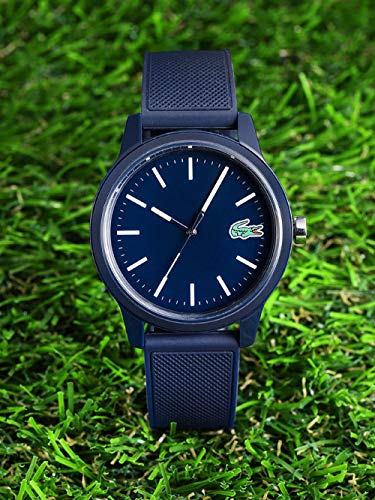 Lacoste Herren Analog Uhr Leisure mit Silikon Armband