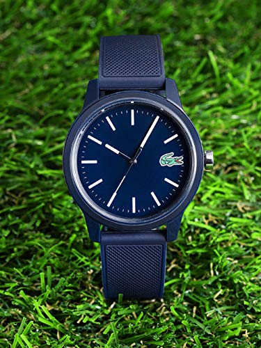 Lacoste Herren Analog Uhr Leisure mit Silikon Armband