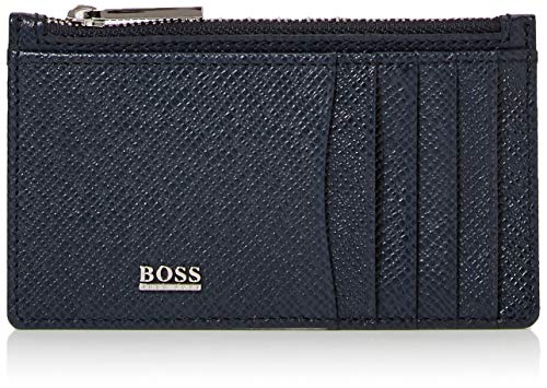 BOSS Herren Signature_5cc Z Poch Geldbörse, Blau (Navy), 2x11x21 cm