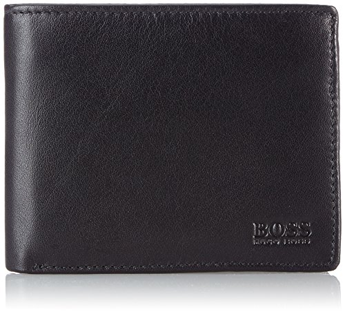 BOSS Herren Asolo Geldbörse, Schwarz (Schwarz), 12 x 9.5 x 1.5 cm