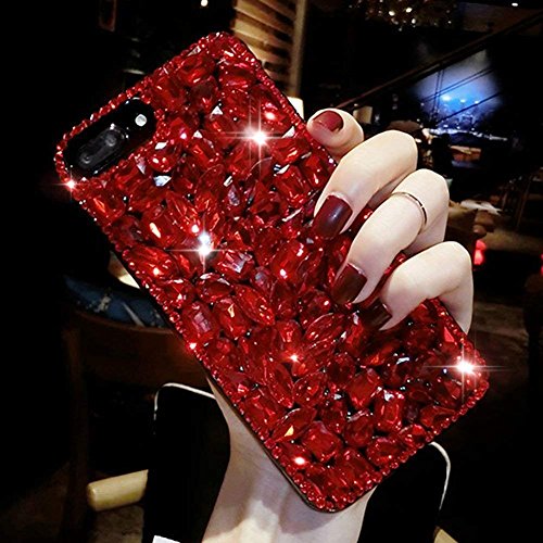 LCHDA Coque Diamant Pour IPhone 7 Plus 8 Plus,Strass Diamant