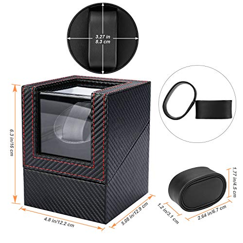 Automatische Uhrenbeweger Box, Gifort Single Uhrenbeweger PU Leder