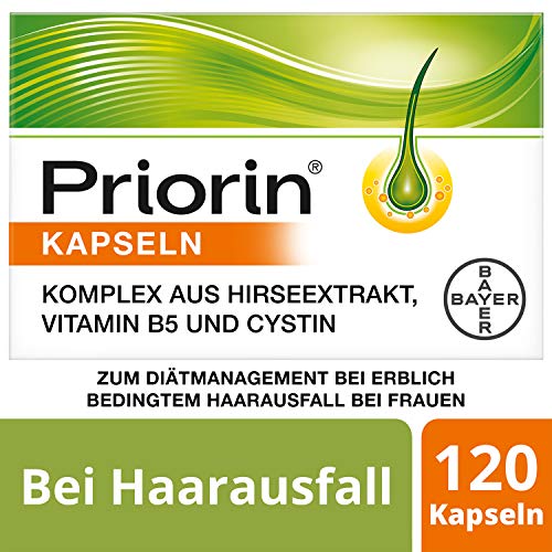 Priorin Kapseln bei hormonell erblich bedingtem Haarausfall(1) bei Frauen, 120 Kapseln