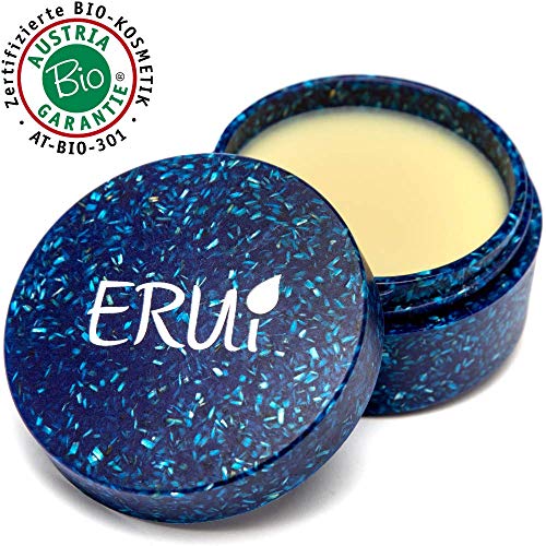 ERUi® Nachhaltiges Bio After Shave Balsam für Herren, 2-in-1 Gesichtscreme & Aftershave Balsam speziell für trockene Haut – Vegan, ohne Plastik, Parfum, Alkohol, Wasser & Parabene (1 x 30 ml)
