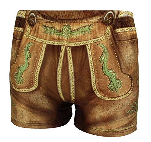 Close Up Bayerische Boxershorts im Trachtenlook in Universalgröße