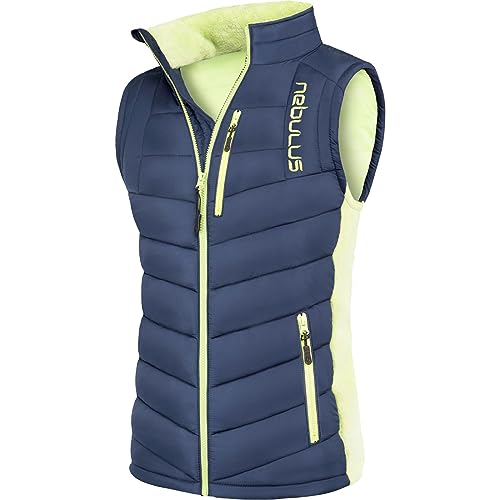 Nebulus Weste Revival Herren (Model: P5832 – Herren, Navy-Lime; Größe: L)