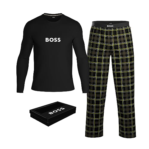 BOSS Men Easy Long Set Open Yellow751, XL