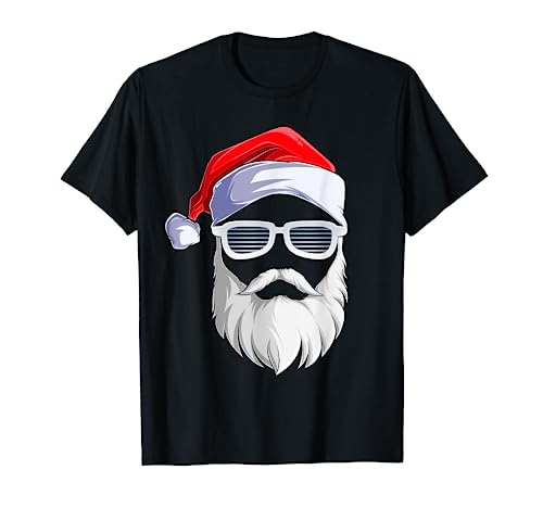 Weihnachtsmann Nikolaus Cool Weihnachtsshirt Christmas Santa Kurzarm T-Shirt
