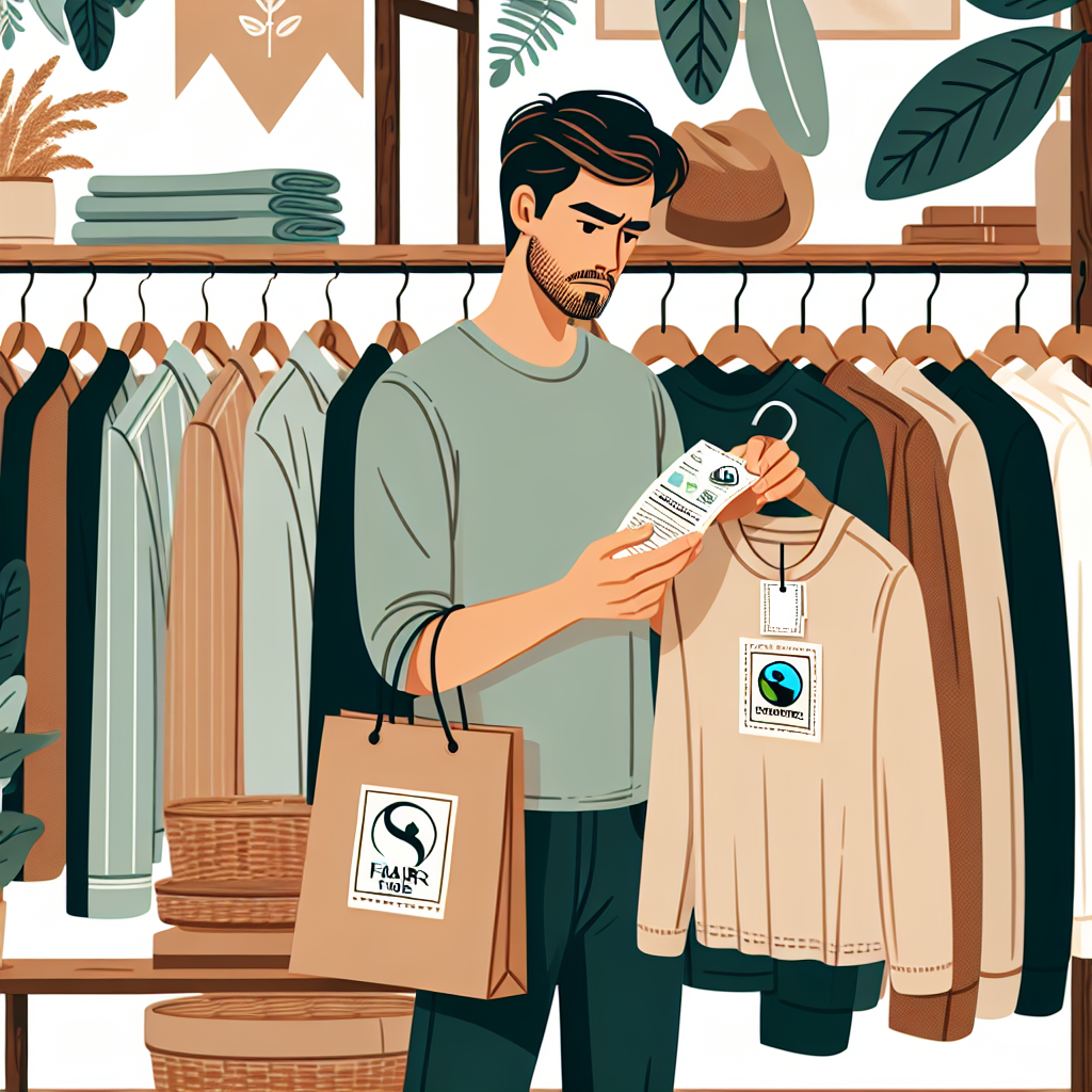 Nachhaltige Mode für Männer: Wie man umweltbewusste Entscheidungen beim Einkaufen trifft
