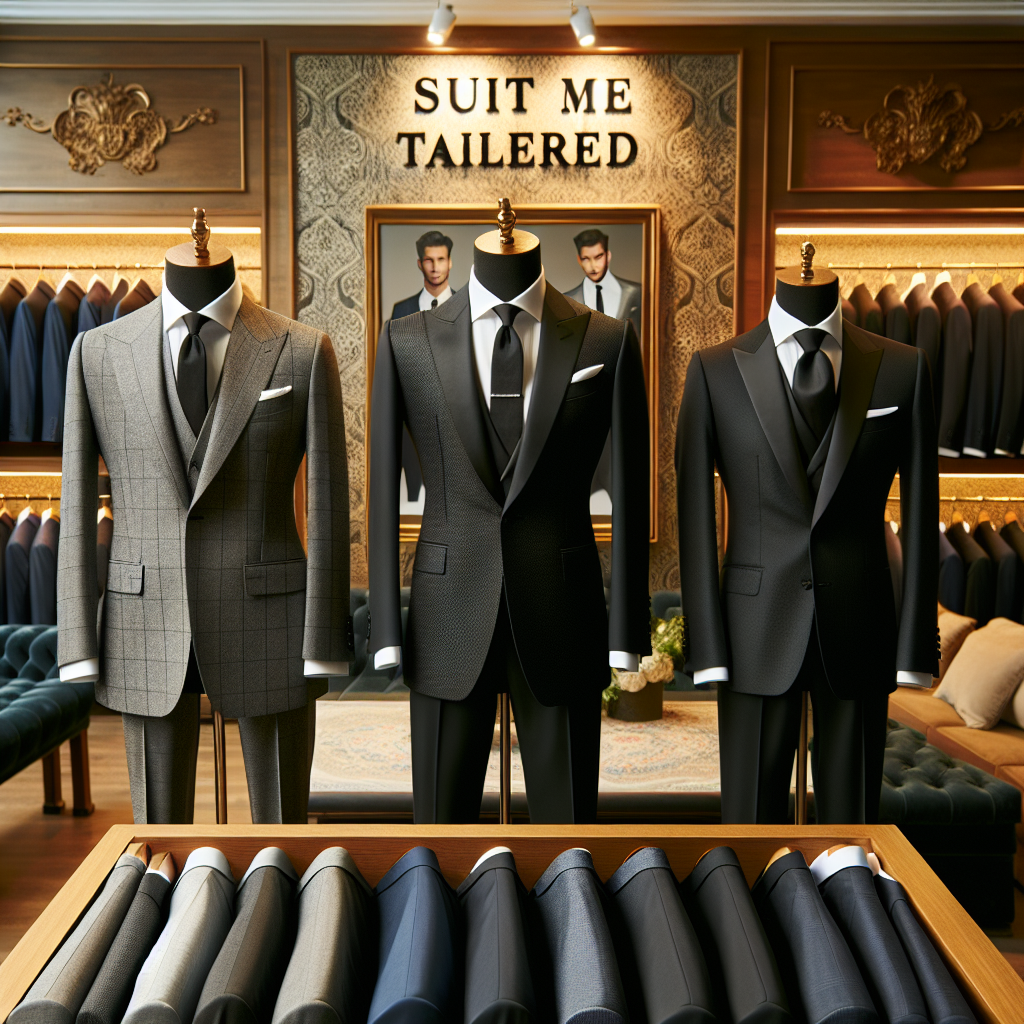 Suit Me Tailored Herrenanzüge: Perfekt gestylt für Hochzeiten und besondere Anlässe