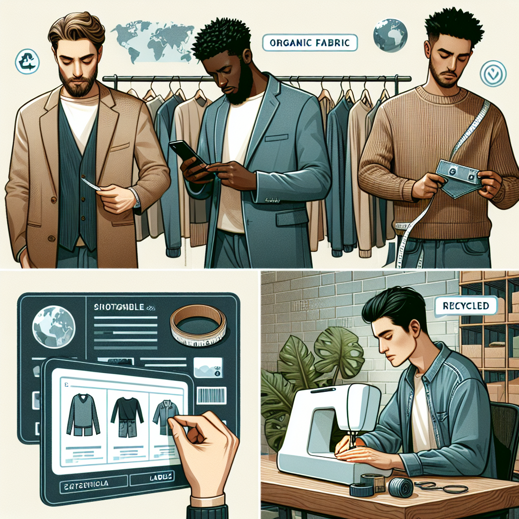 Nachhaltige Mode für Männer: Wie man umweltbewusste Entscheidungen beim Einkaufen trifft